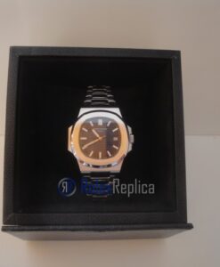 patek philippe replica nautilus blue dial skeletron acciaio orologio imitazione