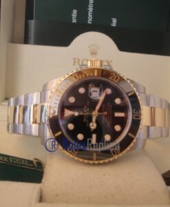rolex replica submariner acciaio oro black dial orologio replica copia imitazione