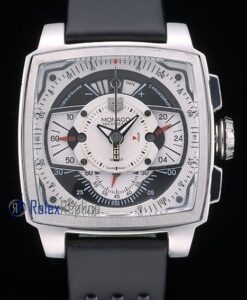 Tag-heuer replica gran carrera monaco strip rubber-b chrono acciaio imitazione copia