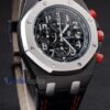 audemars piguet replica chrono offshore singapore GP2008 black strip leather imitazione copia