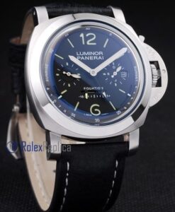 Panerai replica luminor marina equation acciaio strip leather imitazione copia