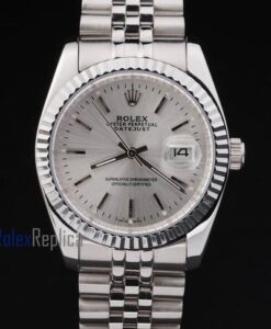 rolex replica datejust acciaio argentèè barrette orologio imitazione